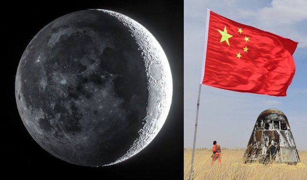 Китай 3D печать на Луне2 1 1